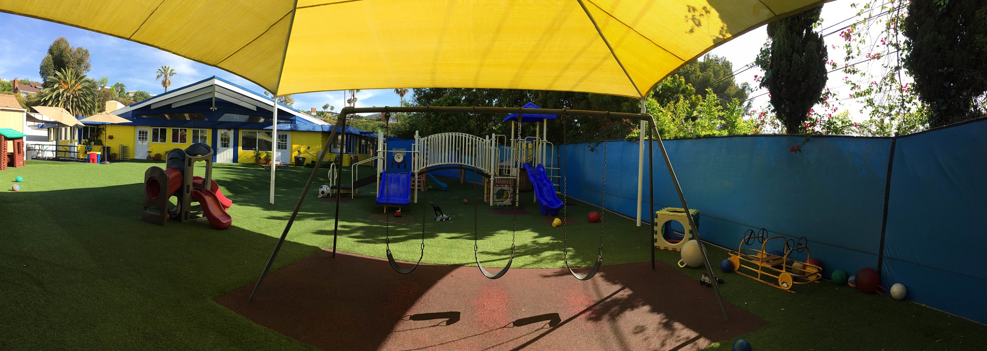 Playing area of palisades montessori center